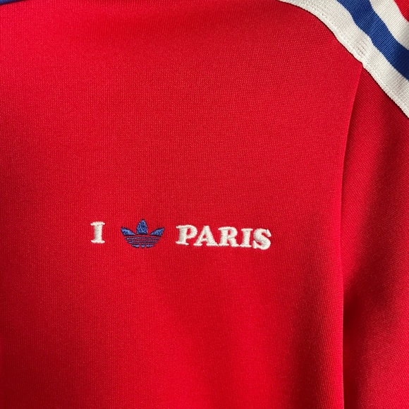 ADIDAS - VINTAGE TRACK TOP I LOVE PARIS ( WOMEN ) - Picture 5 of 10